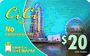 $20.00 CiCi phone card
