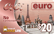 $20.00 CiCi Euro phone card