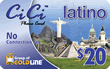 $20.00 CiCi Latino phone card